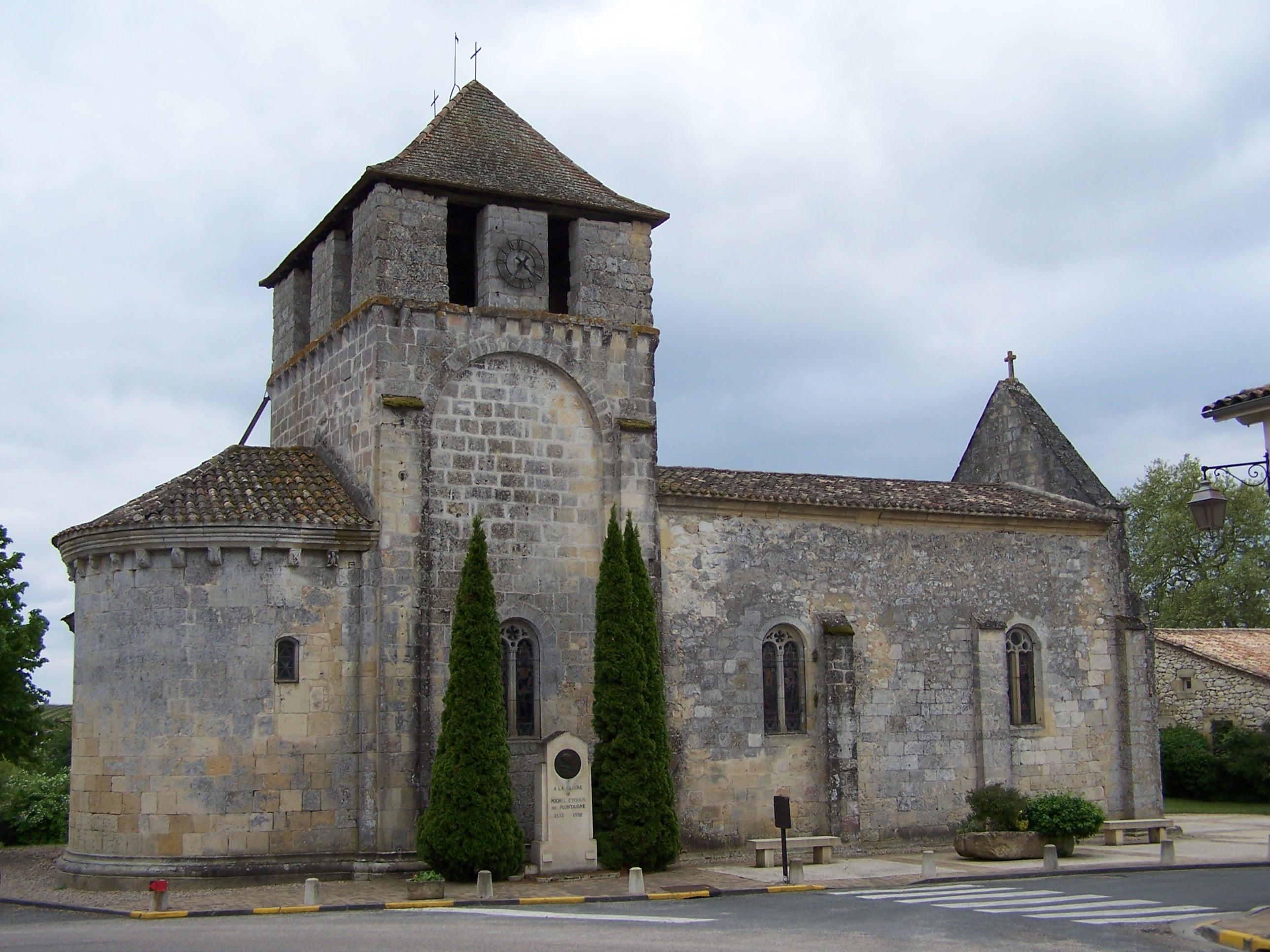 église Saint-Michel de Saint-Michel-de-Montaigne